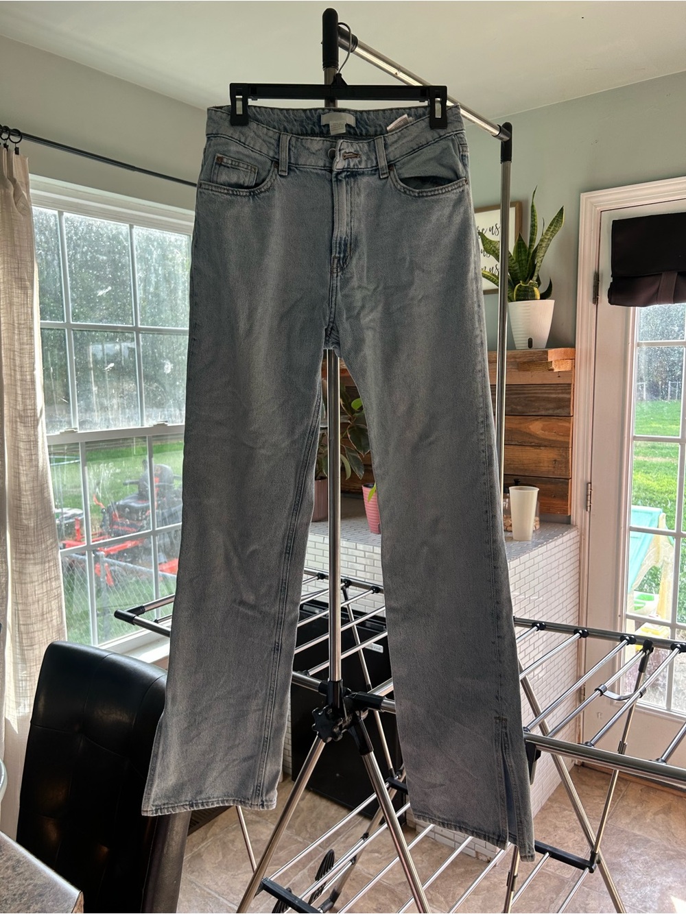 H&M Light Blue Denim Jeans - Straight Cut